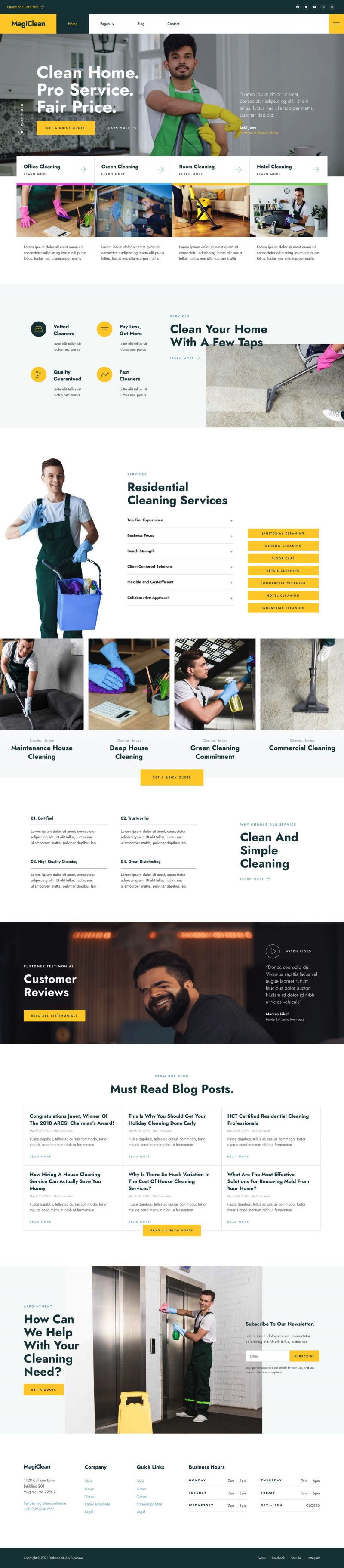 Magiclean — 首页