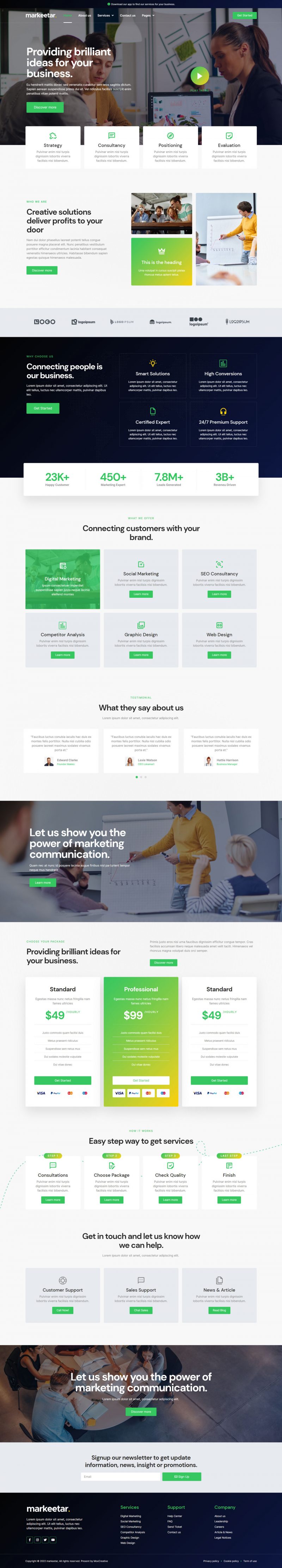 Markeetar — Home
