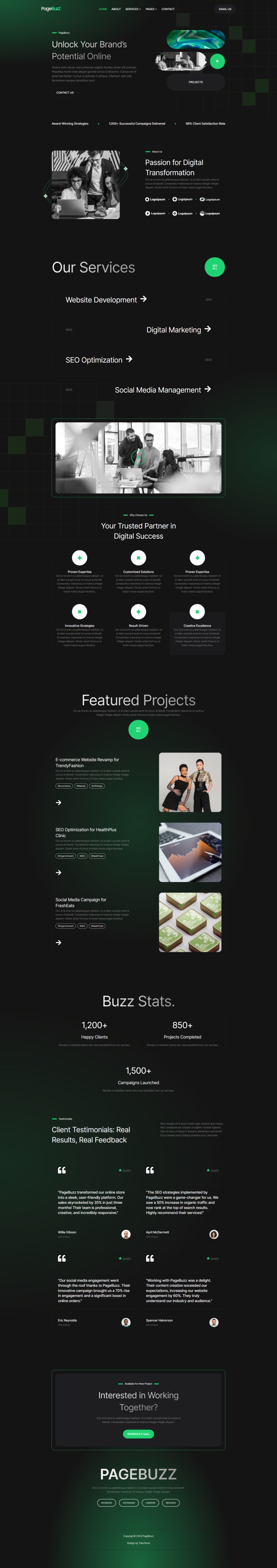 PageBuzz — Home