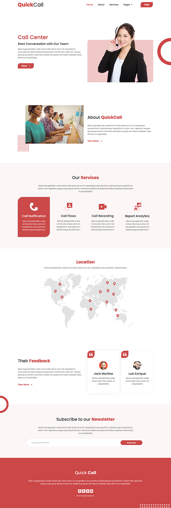 Quick Call — Home