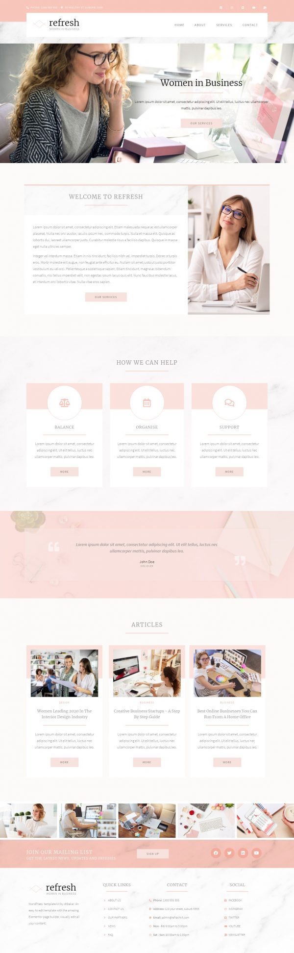 Refresh — Home