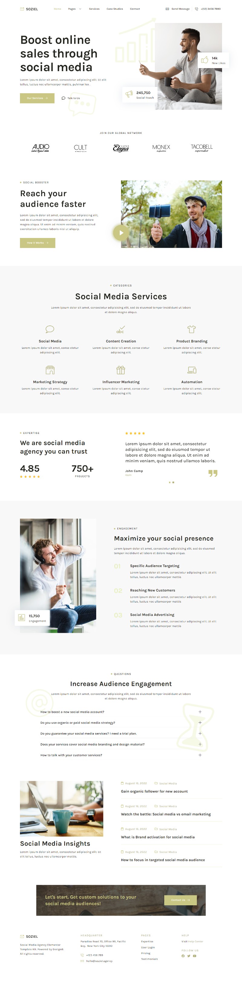 Soziel Social Media Agency — Home