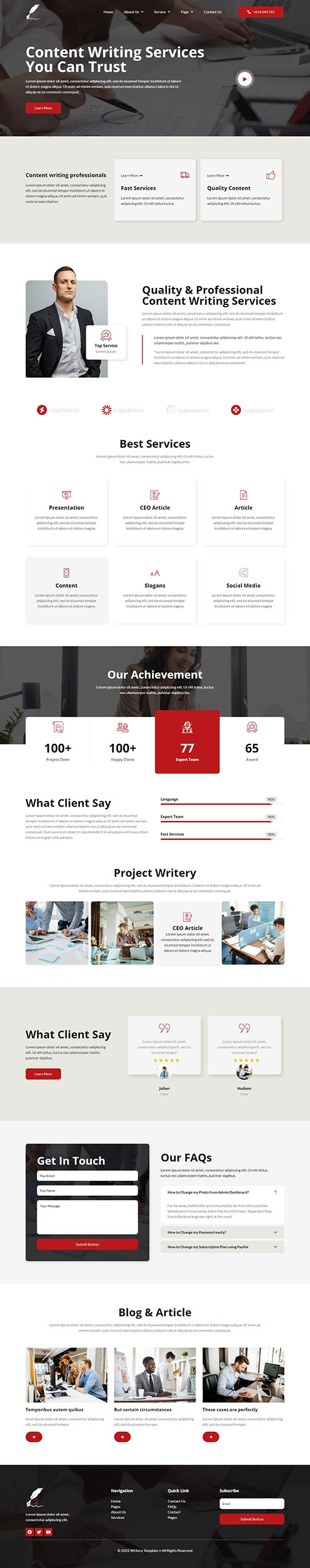 Writery — Home