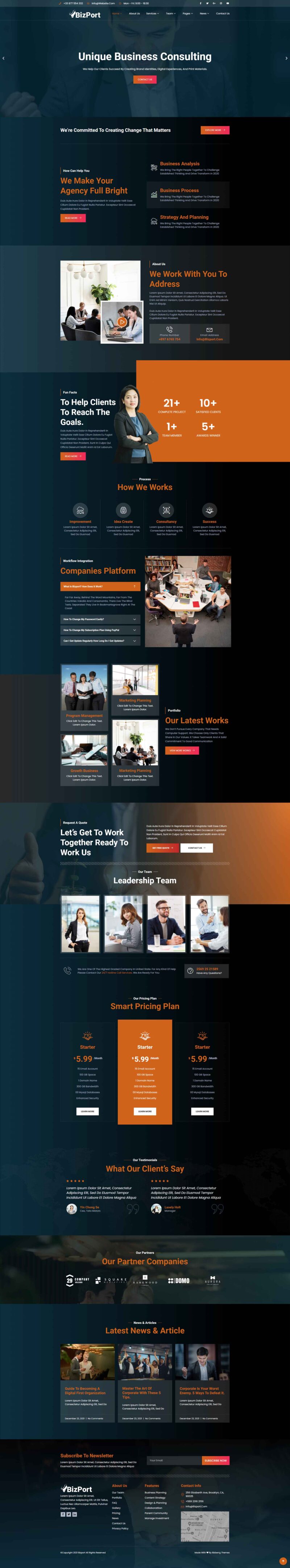 Bizport — 首页