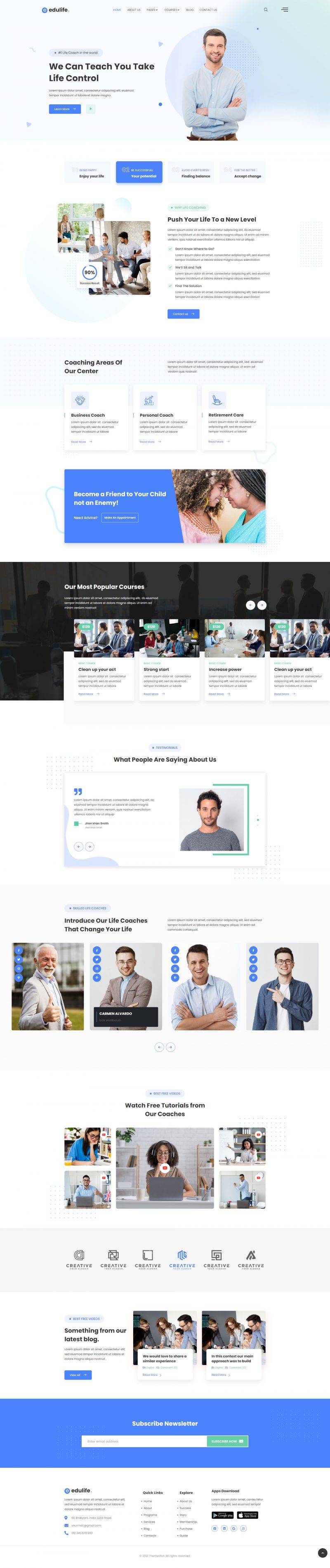 EduLife — 首页