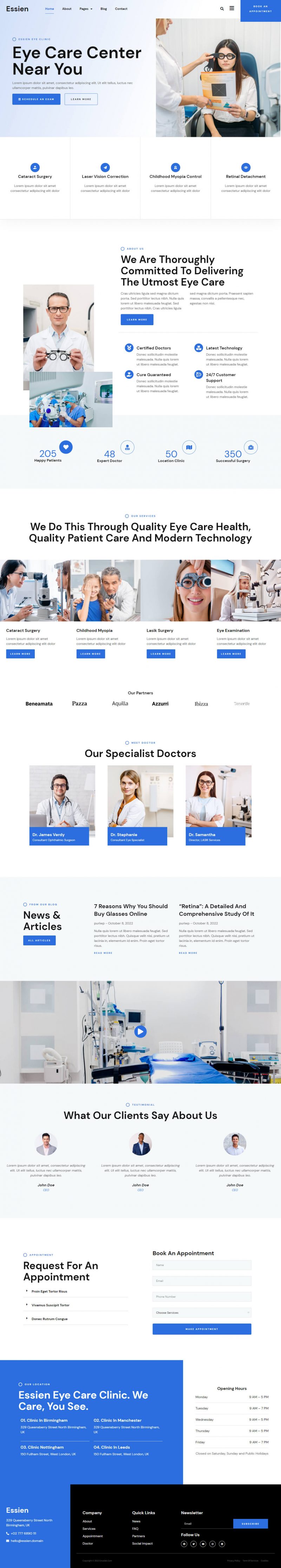 Essien Eye Care — 首页