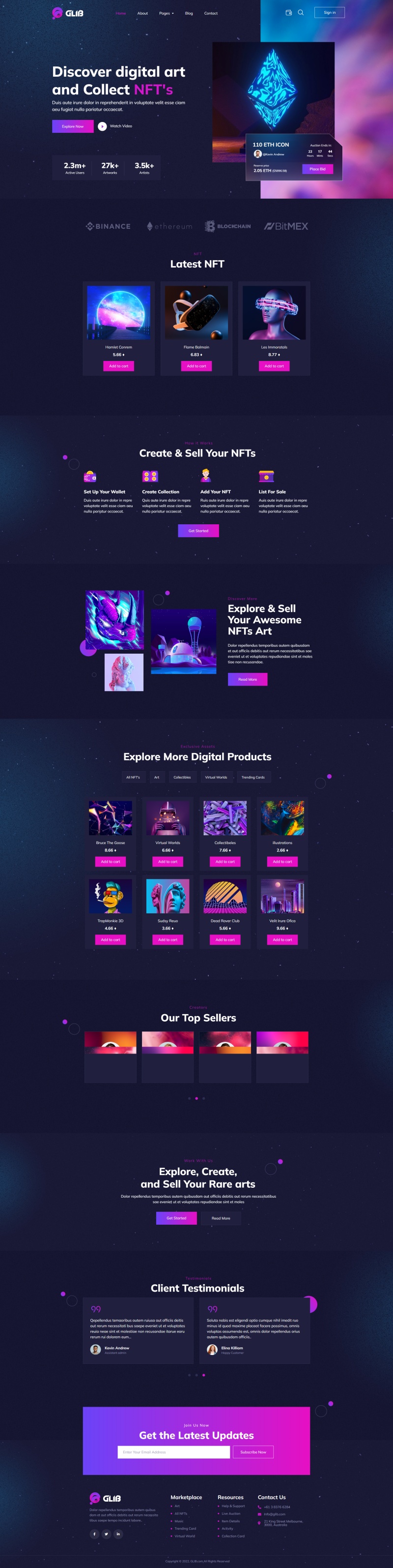 Glib Template Kit — 首页