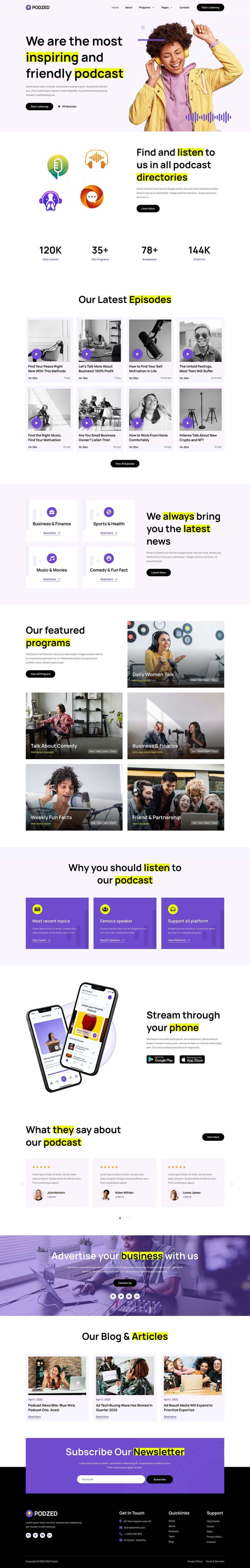 Podzed — Home