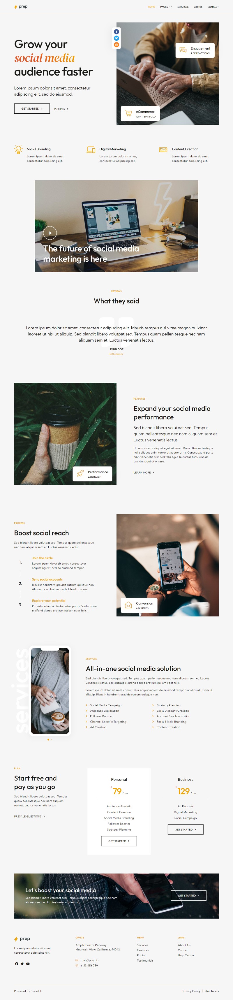 Prep Social — Home