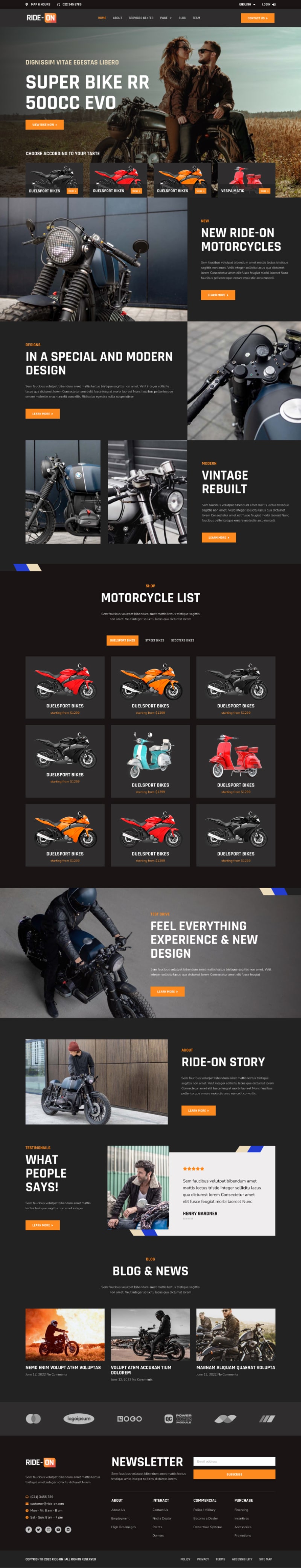 Ride-ON — Home