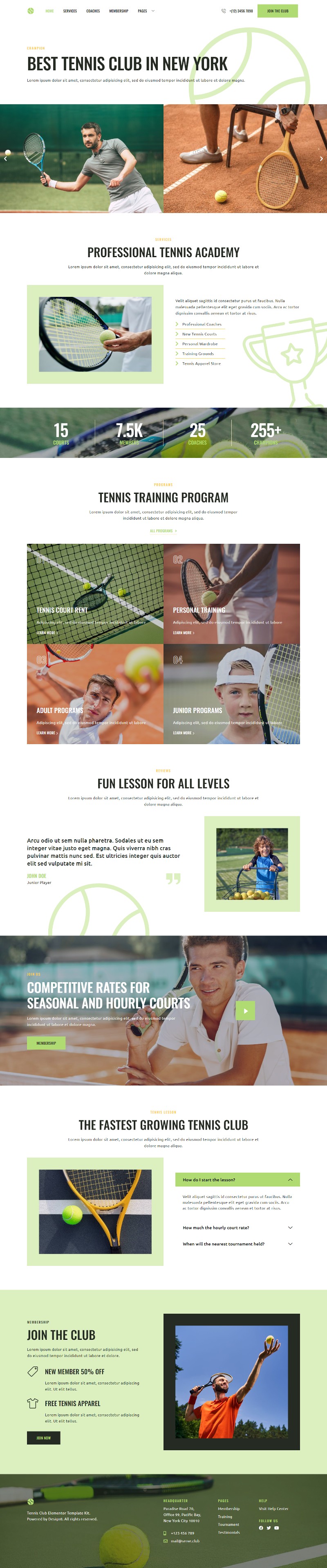 Serve Tennis Club — Home