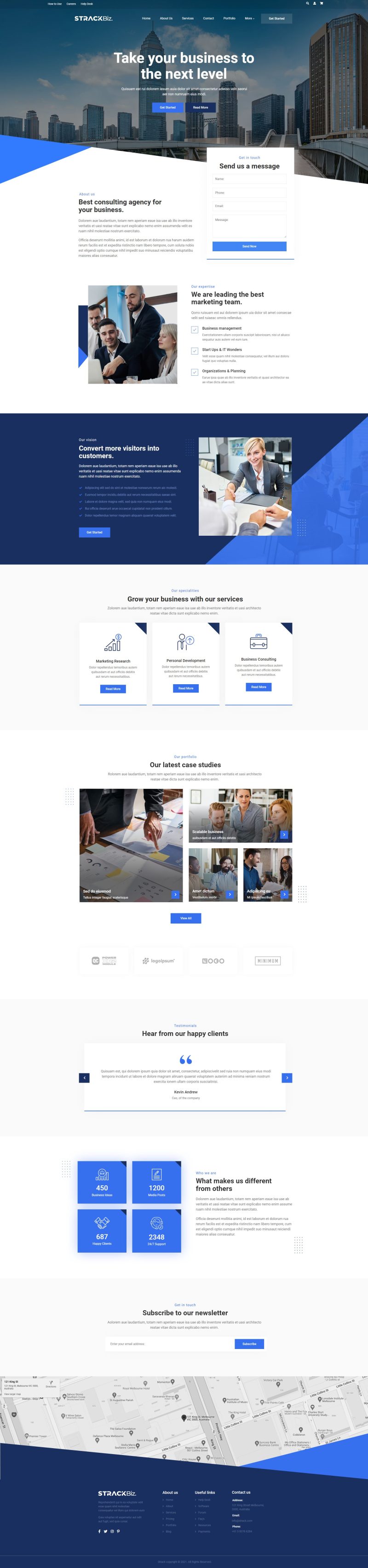 Strack Biz. — Home