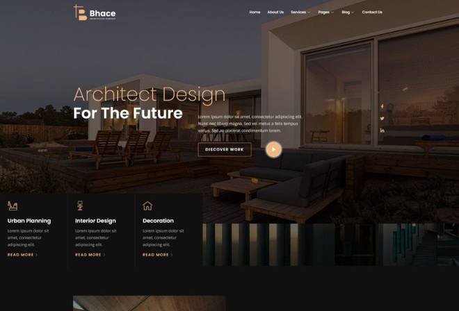 Bache - Architecture Company Elementor Template Kit