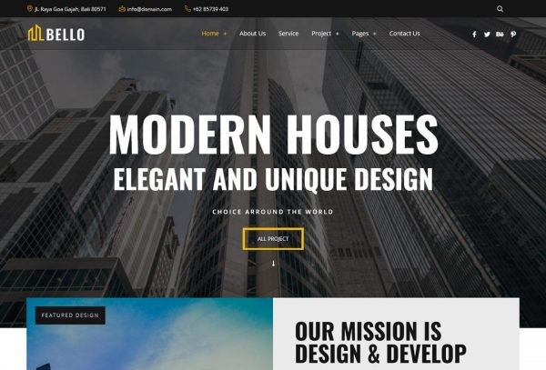 Bello - Real Estate Elementor Template Kit