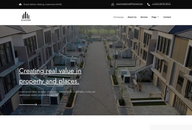 Cluster - Real Estate Template Kits