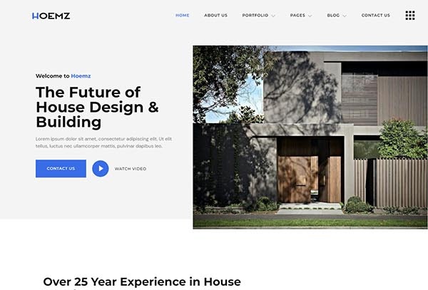 Hoemz - Home & Real Estate Developer Elementor Template Kit