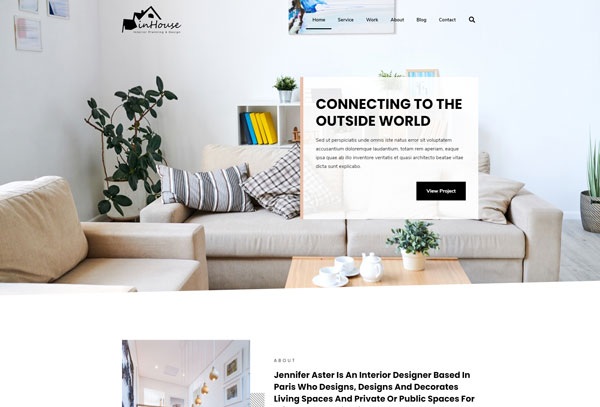 Inhouse - Interior Design Elementor Template Kit