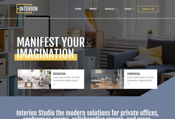 Interion | Responsive Interior Design Website Theme