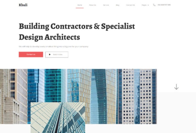 Khuli - Construction and Architect Template Kit