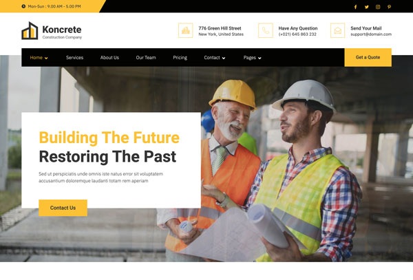 Koncrete - Construction & Building Template Kit