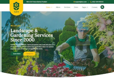 Laco - Landscape & Gardening Template Kit