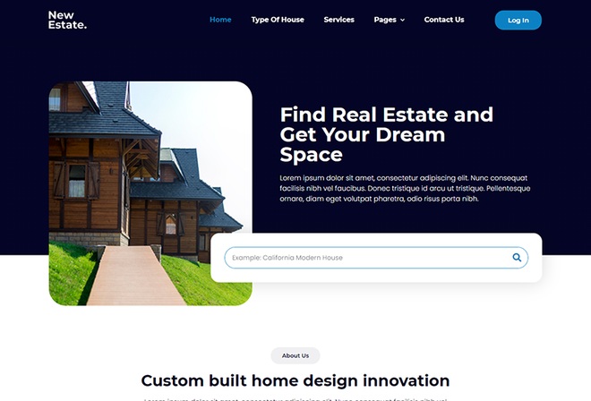 New Estate - Real Estate Elementor Template Kit