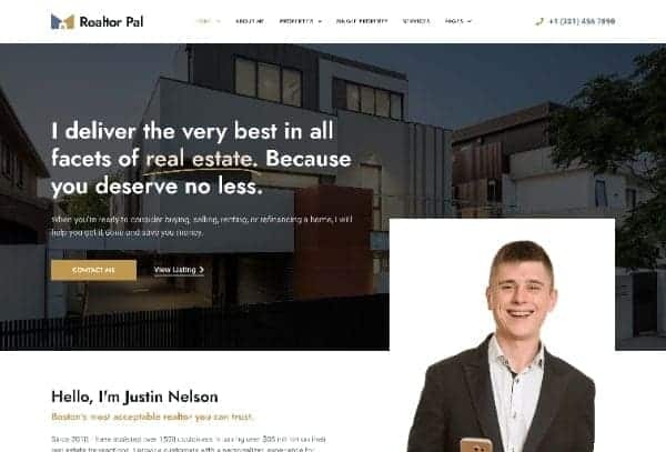 Realtor Pal - Real Estate Agent Elementor Pro Template Kit