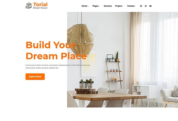 Torial - Interior Design Elementor Template Kit