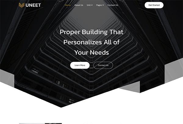 Uneet – Apartment & Single Property Real Estate Elementor Template Kit