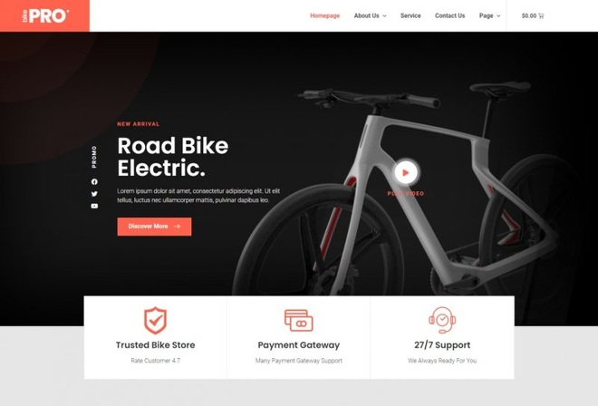 Bikepro - Template Kits For Bike Shop & Service