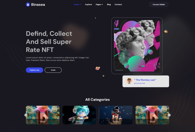 Binasea - NFT Marketplace