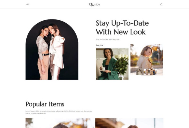 Clamby - Fashion Ecommerce Elementor Template Kit