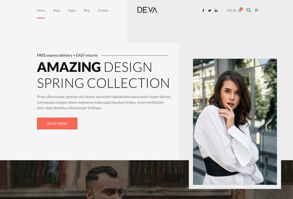 DEVA - Fashion Store WooCommerce Elementor Template Kit