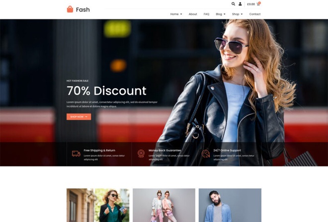 Fash - WooCommerce Elementor Template Kit