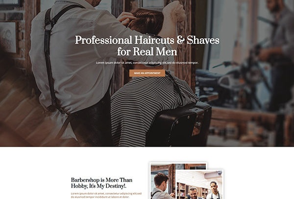 Pangke - Barbershop & Haircut Elementor Template Kit