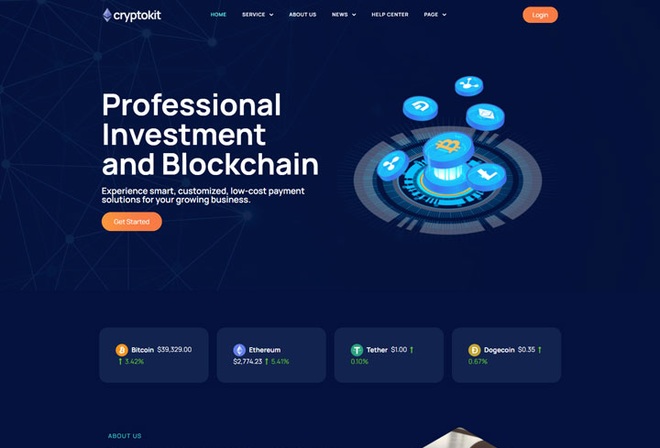 CryptoKit - Template Kit for Cryptocurrency or Blockchain