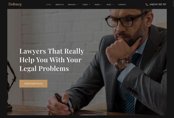 Defency – Law Firm & Lawyer Elementor Template Kit