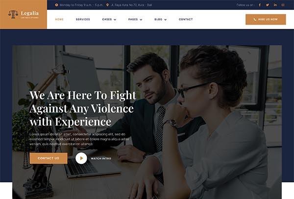 Legalia - Lawyer & Attorney Elementor Template Kit