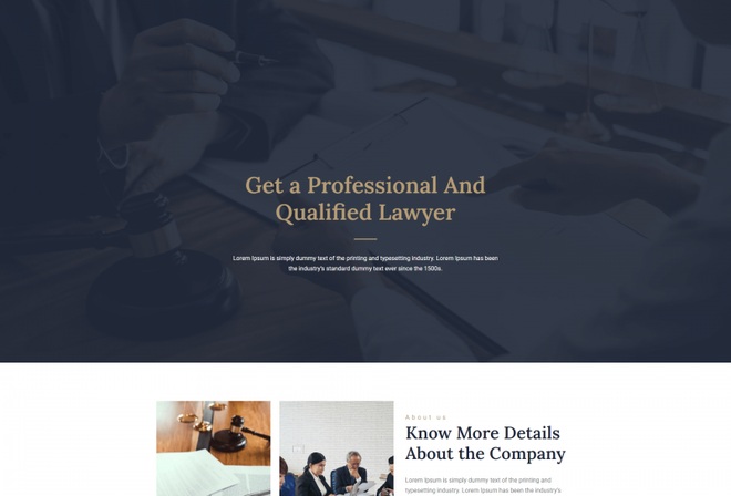 Meirah - Law Firm Elementor Template Kit