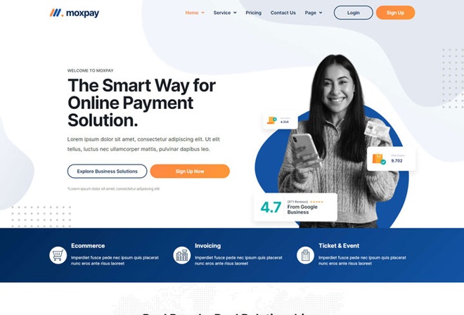 Moxpay - Template Kit for Payment Gateway