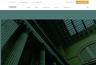 Statute - Law Firm, Lawyer & Attorney Elementor Template Kit