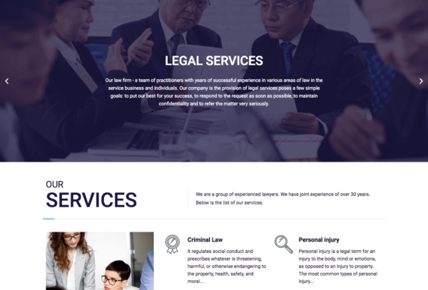 Venexy - Lawyer Elementor Template Kit