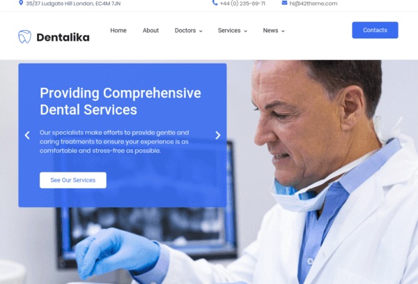 Dentalika — Dental Clinic & Medical Health Elementor Template Kit