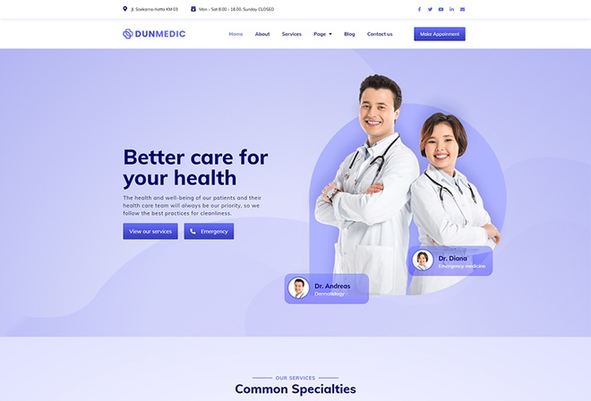 Dunmedic Medical and Healthcare Template kit