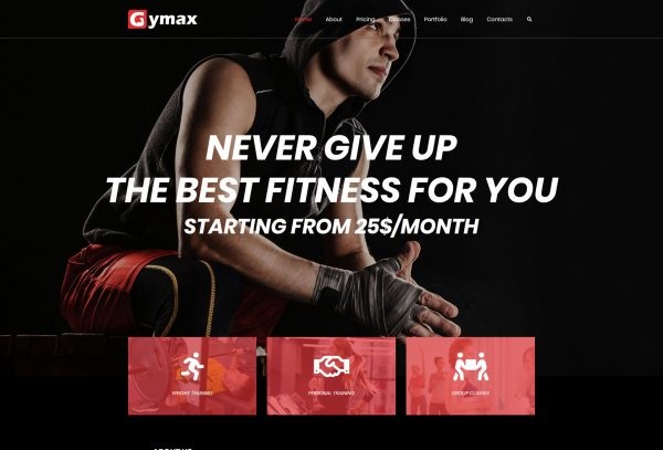 Gymax - Gym and Fitness Template Kit