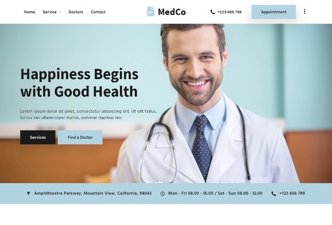 Medco - Medical Elementor Template Kit