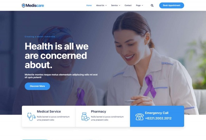MedisCare - Template kit for Medical Service