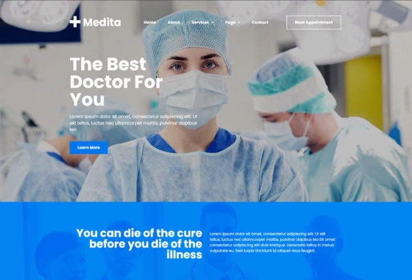 Medita | Responsive Medical Web