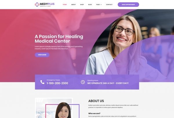 MedyPlus - Medical and Clinic Template Kit