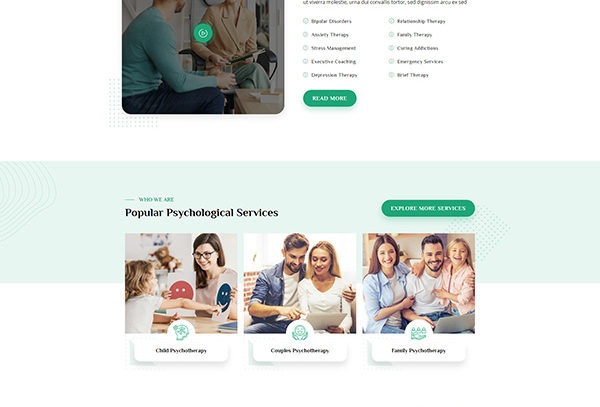 Pzyche - Psychology & Counseling Elementor Template Kit